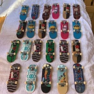 Tech Deck Assorted Finger Skateboards 23 highly Collectible must have Boards